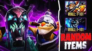 Don’t Try This in ranked! Techies "RANDOM ITEMS" Challenge ft@cherwigga