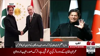 Tayyab Erdogan's Press Conference with Imran Khan in Turkey | Aap News