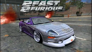 Romans Mitsubishi Eclipse Spyder GTS in NFS MW Drag Races