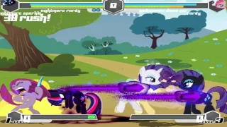 Fighting Is Magic Mugen Nightmare Rarity & Nightmare Sparkle VS Pinkamena & Rarity