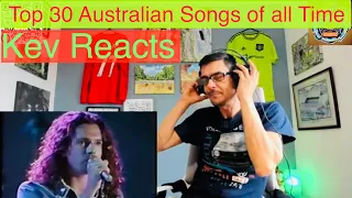 TOP 30 AUSTRALIAN SONGS OF ALL TIME | UK SONG WRITER KEV REACTS #OPINION #AUSTRALIA #BESTOF