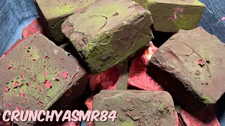 Red Dyed Gym Chalk Crush | Sleep Aid | Oddly Satisfying | ASMR