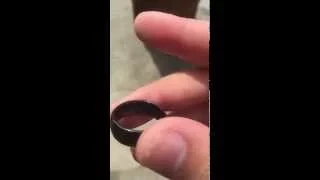 Tungsten Carbide ring, shatter test.