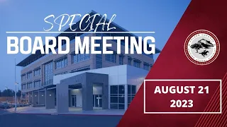 FCUSD Special Board Meeting 8/21/2023