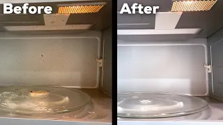 clean microwave hack | How to clean your Microwave with Lemon | how to clean microwave-clean with me