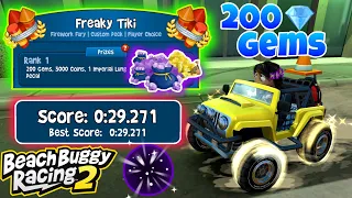 Freaky Tiki 🍃| 200💎Gems Prize💫| Machete ⛽️+ Leilani🪷 | Beach Buggy Racing 2 🏖🏁| BB Racing 2