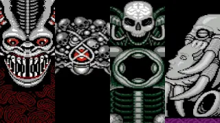 Super C (NES) - All bosses // Todos los jefes del juego (No Damage)
