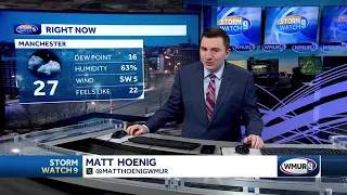 Video: A chance for a few scattered snow showers with a chilly breeze