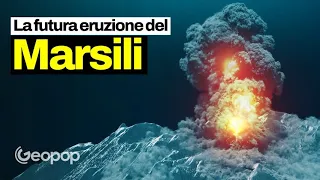 La futura eruzione sottomarina del Marsili e le cause del rischio tsunami - l'animazione realistica