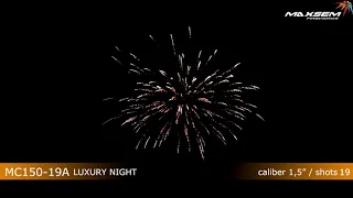 Салют с мощным калибром LUXURY NIGHT MC150-19A Maxsem Fireworks