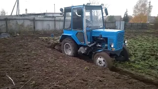 Расход топлива при пахоте Самодельный трактор с ДВС Mercedes