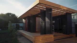 Современная беседка в Павловском Посаде от Garden Cube