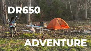 DR650 Short Adventure & Camping