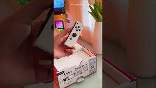 Unboxing NINTENDO SWITCH OLED🤍 #asmr #unboxing #unboxingvideo #asmrsounds #videogames #mariokart