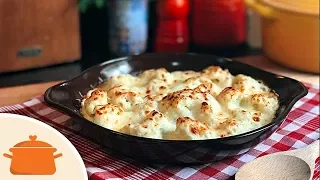 Couve-flor Gratinada com Molho Branco - Receita Prática