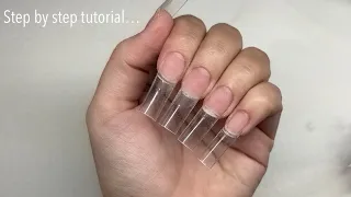 How To Do Acrylic Nails And French Tip Design