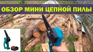 ОБЗОР МИНИ ЦЕПНОЙ ПИЛЫ 18 VOLT