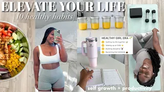 10 HEALTHY GIRL HABITS that will change your life | tips for SELF GROWTH & INCREASING PRODUCTIVITY