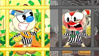 Rich JAIL vs Poor JAIL - Cuphead Sad Story | Animation Cartoon