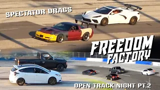 2023 FREEDOM FACTORY SPECTATOR DRAGS OPEN TRACK NIGHT PT. 2