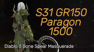 Let's made it together GR150- Bone Spear Masquerade Diablo 3