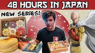 48 Hours in Japan | MY NEW SERIES | One Punch Man Workout + Sushi Lesson