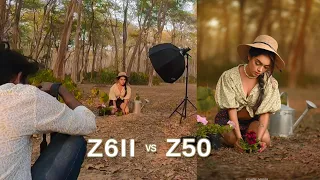 Nikon Z50 VS Z6II. Crop Sensor VS Full frame. Photography Result of Both Cameras. Photo Comparison.