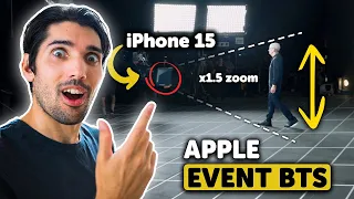 Apple's Filmmaking Revealed! - BTS of Apple's Event Shot With iPhone 15 Pro