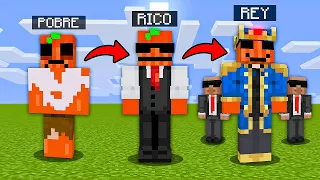 Paso de POBRE a RICO a REY en Minecraft!