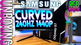 Samsung Odyssey G7 Unboxing! 240Hz 1440P Worth $700?!