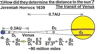 Astronomy - Measuring Distance, Size, and Luminosity (7 of 30) Distance to Our Sun: 3