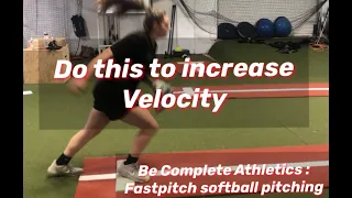 One easy way to increase velocity: fastpitch softball pitching