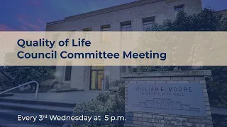 Parks and Quality of Life Committee Committee Meeting: June 21, 2023