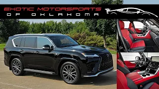 2023 Lexus LX 600 F Sport with Circuit Red Leather For Sale - Walkaround