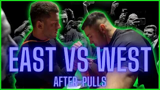 East Vs West Armwrestling After-pulling Official HD
