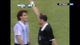Italy 1 3 x 4 1 Argentina ● 1990 World Cup Semifinal Extended Goals & Highlights + Penalties HD