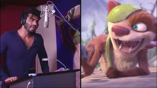 Arjun Kapoor As Buck In Ice Age  Behind The Real Voice Collision Course   In Hindi