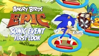 First Look at Angry Birds Epic Sonic Dash Event - iPad, iOS, Android