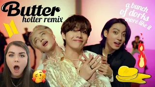 BTS: Butter Hotter Remix MV ARMY Reaction | i'm in love with 7 dorks