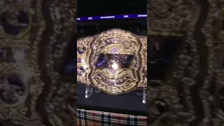 MJF presents his new & improved AEW World Championship Title Belt