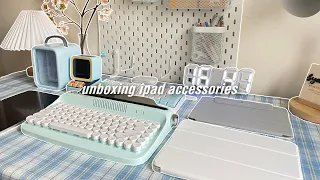 unboxing new ipad accessories 🎐Yunzii,esr,divoom and more 🍡 | cute and aesthetic haul