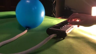 Balloon pumped reggae melodica