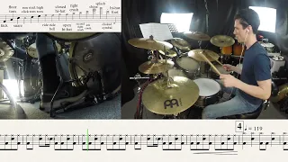 Nirvana - Come As You Are - Drum transcription, lesson, sheet music