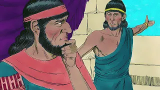 Animated Bible Stories:  The Spies and Rahab-Old Testament-Joshua 2:1-24