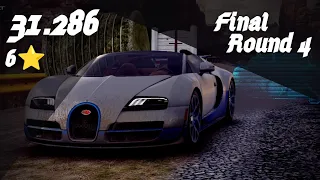 6⭐ - 31.286 | Bugatti Veyron 16.4 GS Elite GP - Final Round 4 [ Rolling Motorway ] - Asphalt 9