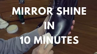 A Mirror Shoe Shine In 10 Minutes Or Less 👞 Alden Shell Cordovan