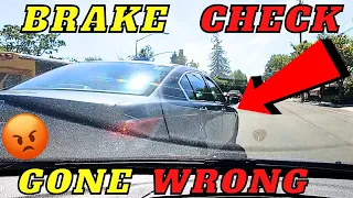 BRAKE CHECK GONE WRONG 😡 | Road Rage, Crashes, Instant Karma, Hit & Run, Close Call Compilation