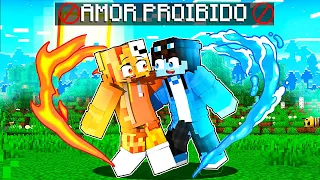 AMOR PROIBIDO entre ELEMENTAIS no Minecraft!