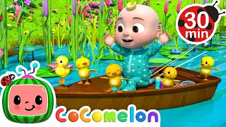 JJ's Five Little Ducks | Cocomelon and Little Angel Nursery Rhymes