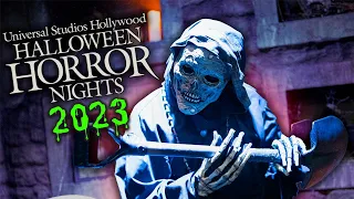 Halloween Horror Nights Hollywood 2023 - Inside ALL 8 Houses at Universal Studios Hollywood!